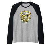 Non puoi prendermi Divertente Regalo per papà Che Pesca la Maglia con Maniche Raglan