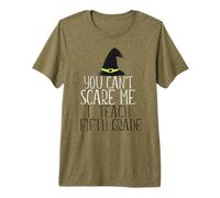 Non PUOI Scare Me Insegno Meme di Halloween di Quinta elementare Maglietta Premium