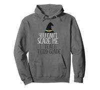 Non PUOI Scare Me Insegno Meme di Halloween di Terza elementare Felpa con Cappuccio