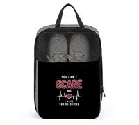 Non puoi spaventarmi, ho due figlie Borse per scarpe da viaggio Borsa portaoggetti portatile Borsa organizer per scarpe per donna e uomo
