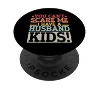 Non puoi spaventarmi, ho un marito figlio matrimonio sposato PopSockets PopGrip Adesivo