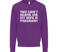 Non Puoi Spaventarmi, Mia Moglie È Incinta, Divertente Uomo Felpa