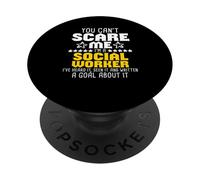 Non puoi spaventarmi, sono un assistente sociale, l'ho sentito PopSockets PopGrip Adesivo