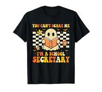 Non puoi spaventarmi Sono Una segretaria Scolastica Divertente Halloween Maglietta