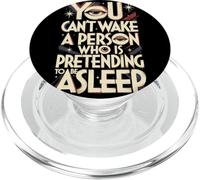 Non puoi svegliare una persona che finge di dormire PopSockets PopGrip per MagSafe