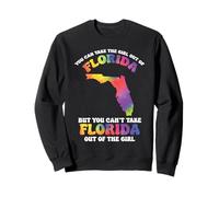 Non puoi togliere la Florida dalla ragazza per le vacanze Tie Dye Felpa