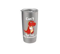 Non puoi vedere il mio dinosauro Armissaur T-Rex con lesioni al braccio rotto Bicchiere termico in acciaio inox doppia parete