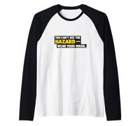 Non puoi Vedere Il Pericolo Indossare la Maschera - Sicurezza respiratoria Maglia con Maniche Raglan