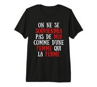 Non ricorderemo Me Come Una Donna Che la chiude Maglietta Premium