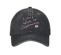 Non riesco a identificarmi con Desperation Accessori Cappelli da Baseball Unisex Moda Unisex Sabrina Cappelli da Carpentiere Cappello Scap Solare Regolabile
