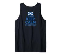 Non RIESCO A Mantenere LA Calma Sono Scozzese Funny Scotland Meme ON Back Canotta