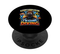 Non riesco a mantenere la calma, vado a fare immersioni subacquee PopSockets PopGrip Adesivo