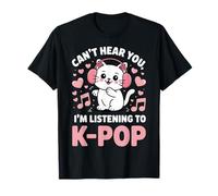 Non riesco a sentirti, STO ascoltando K-Pop Cat Maglietta