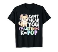 Non riesco a sentirti, STO ascoltando K-Pop Coreano Nureongi Dog Maglietta