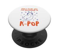 Non riesco a sentirti Sto ascoltando K-Pop Funny Cat PopSockets PopGrip Adesivo