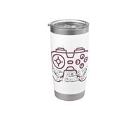 Non riesco a sentirti, sto giocando introverso Gamer Antisociale Bicchiere termico in acciaio inox doppia parete