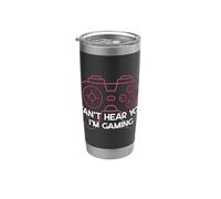 Non riesco a sentirti, sto giocando introverso Gamer Antisociale Bicchiere termico in acciaio inox doppia parete