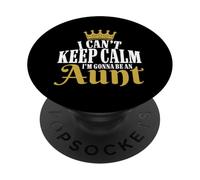 Non riesco a stare calmo diventando zia PopSockets PopGrip Adesivo