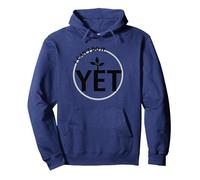 Non riesco Ancora a Farlo Potere di Crescita Mindset Motivazionale Felpa con Cappuccio, Unisex per Adulti, Navy, S