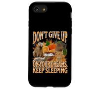 Non rinunciare ai tuoi sogni Divertente Capybara Meme Bootleg Y2K Custodia per iPhone SE (2020) / 7 / 8