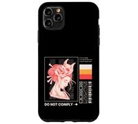 Non rispettare Cyberpunk Anime Dissidente di libertà di parola Custodia per iPhone 11 Pro Max