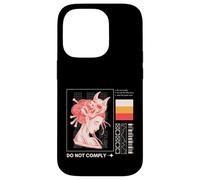 Non rispettare Cyberpunk Anime Dissidente di libertà di parola Custodia per iPhone 14 Pro