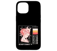 Non rispettare Cyberpunk Anime Dissidente di libertà di parola Custodia per iPhone 15