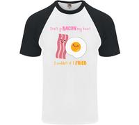 Non Rompere Il Mio Cuore Mens T-Shirt Baseball A Maniche Corte