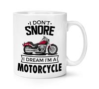 Non Ronco, Sogno Di Essere Una Moto Tazza Da 10oz Papà Festa Del Papà Moto
