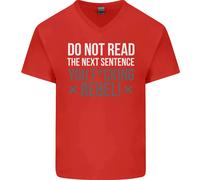 Non Rosse The Next Frase Offensiva Uomo Scollo A V Cotone T-Shirt