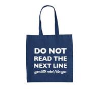 Non Rosse The Next Linea Rebel - Borsa Tote IN Tela - Divertente Slogan Scherzo