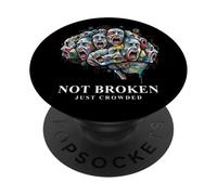 Non rotto Solo Affollato PopSockets PopGrip Adesivo