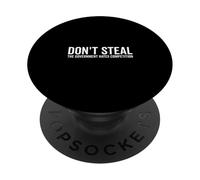 Non rubare il governo odia la concorrenza PopSockets PopGrip Adesivo