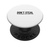 Non rubare il governo odia la concorrenza PopSockets PopGrip Adesivo
