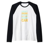 Non russare Sogno Im Un Umorismo Auto da Corsa Maglia con Maniche Raglan