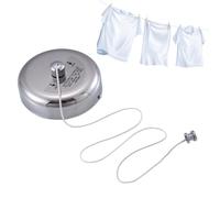 Non-Sagging Adjustable Rope For Drying Home Apartment Hotel Tree Bathroom Dorm Outdoor Yard RV Travel | Retractable Clothesline Indoor | 9Ft Heavy Duty Retractable Clothesline,