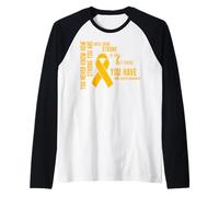 Non sai mai Quanto Sei Forte Il Cancro alle Ossa Maglia con Maniche Raglan