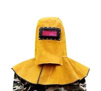 Non saldare il fronte che scherma la costruzione del cuoio Splash Proof progetta il casco di saldatura per la difesa degli occhi durante l'attrezzatura di saldatura di fusione