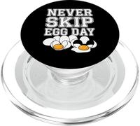 Non saltare mai Egg Day Funny Gym Bro Lifting PopSockets PopGrip per MagSafe