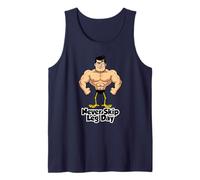 Non Saltare mai Leg Day Funny Bodybuilder Canotta