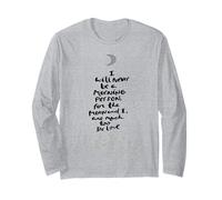 Non sarò mai una persona mattiniera Maglia a Manica