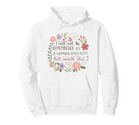 Non Sarò ricordato Come Una Donna Che ha tenuto la Bocca Chiusa Felpa con Cappuccio