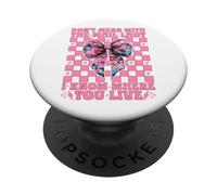 Non scherzare con il corriere postale Mail Lady PopSockets PopGrip Adesivo