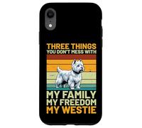 Non scherzare con il mio Westie | Retro Custodia per iPhone XR