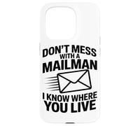 Non Scherzare Con Il Postino So Dove Vivi Postal Custodia per iPhone 15 Pro
