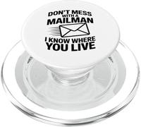Non Scherzare Con Il Postino So Dove Vivi Postal PopSockets PopGrip per MagSafe