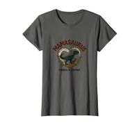 Non scherzare con Mamasaurus - Fierce Mom Dinosaur Maglietta, Donna, Asfalto, S