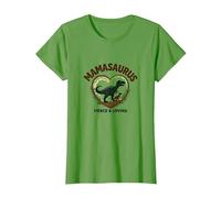 Non scherzare con Mamasaurus - Fierce Mom Dinosaur Maglietta, Donna, Erba, S