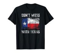 Non scherzare con Texas Orgoglioso Texan Longhorn Lone Star State Maglietta