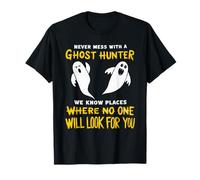 Non scherzare con un cacciatore di fantasmi Halloween divertente caccia ai fantasmi Maglietta